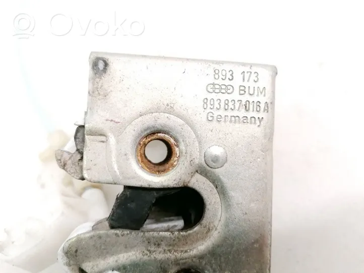 Audi 80 90 B3 Zamek drzwi przednich 893837016A