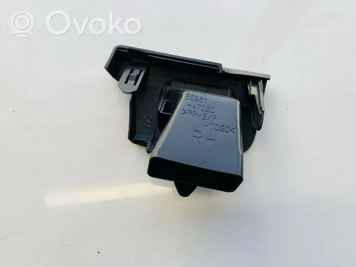 Toyota Prius (XW30) Oro paėmimo kanalo detalė (-ės) 5596147020