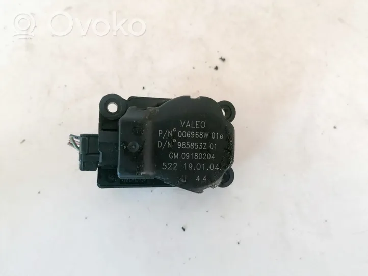 Opel Vectra C Tuloilmaventtiilin käyttömoottori 09180204