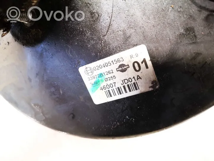 Nissan Qashqai Bremžu vakuuma pastiprinātājs 46007jd01a