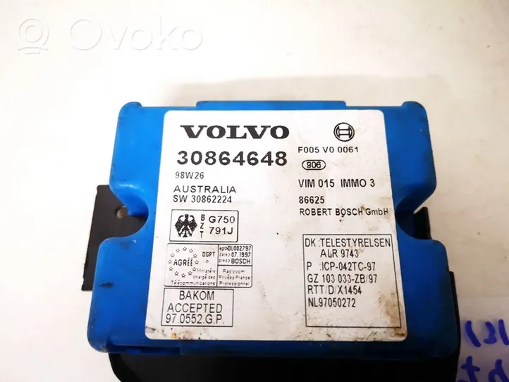 Volvo S40, V40 Imobilaizerio valdymo blokas 30864648