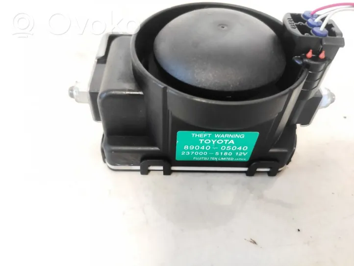 Toyota Verso Allarme antifurto 8904005040