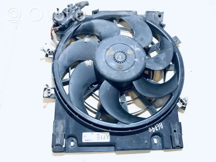 Opel Astra H Radiator cooling fan shroud 13147279