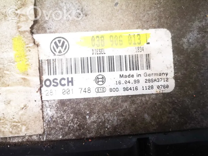 Seat Arosa Variklio valdymo blokas 038906016l