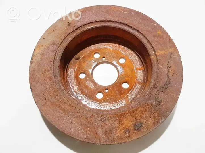 Toyota Avensis T250 Rear brake disc neventiliuojamas