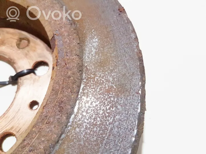 Opel Zafira A Rear brake disc neventiliuojamas