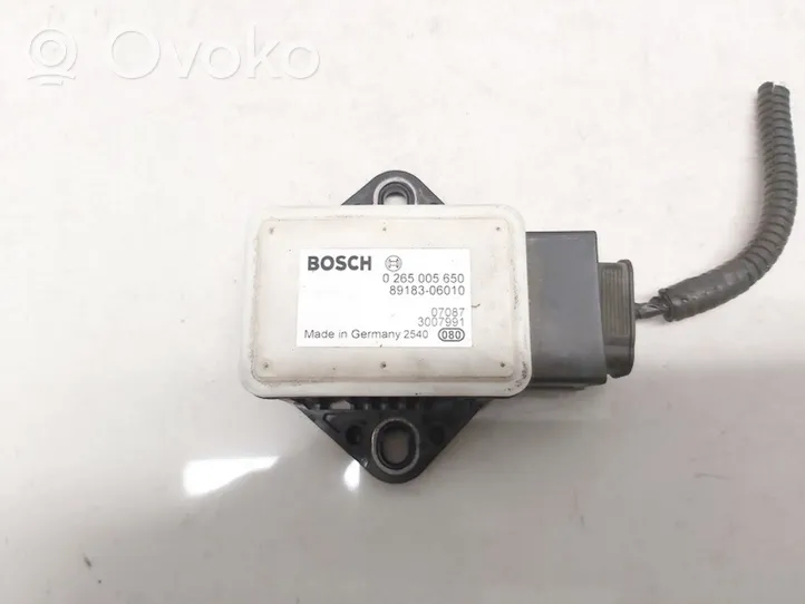 Toyota Auris 150 ESP acceleration yaw rate sensor 0265005650