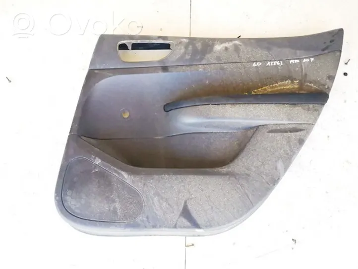 Peugeot 307 Rivestimento del pannello della portiera posteriore 9637371377