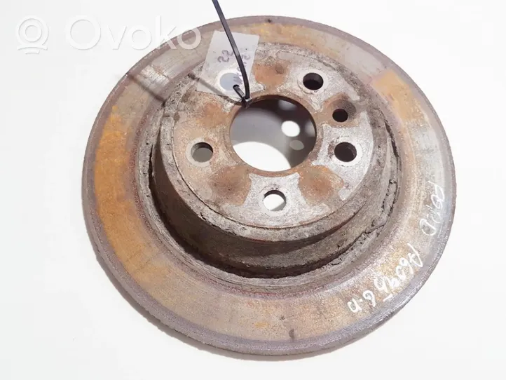 Ford S-MAX Rear brake disc neventiuojamas