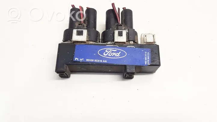 Ford Galaxy Sterownik / Moduł wentylatorów 95vw8c616aa