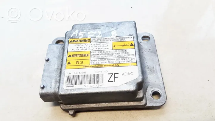 Chevrolet Tacuma Module de contrôle airbag 96417796