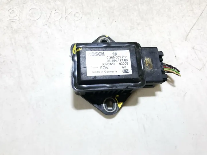 Peugeot 307 ESP (elektroniskās stabilitātes programmas) sensors (paātrinājuma sensors) 0265005253