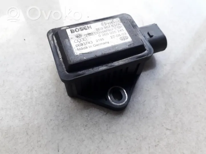 Volkswagen PASSAT B5.5 Sensore di imbardata accelerazione ESP 0265005245