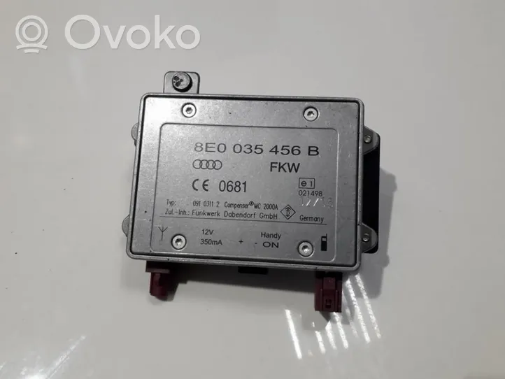 Audi A4 S4 B7 8E 8H Antenas vadības bloks 8e0035456b