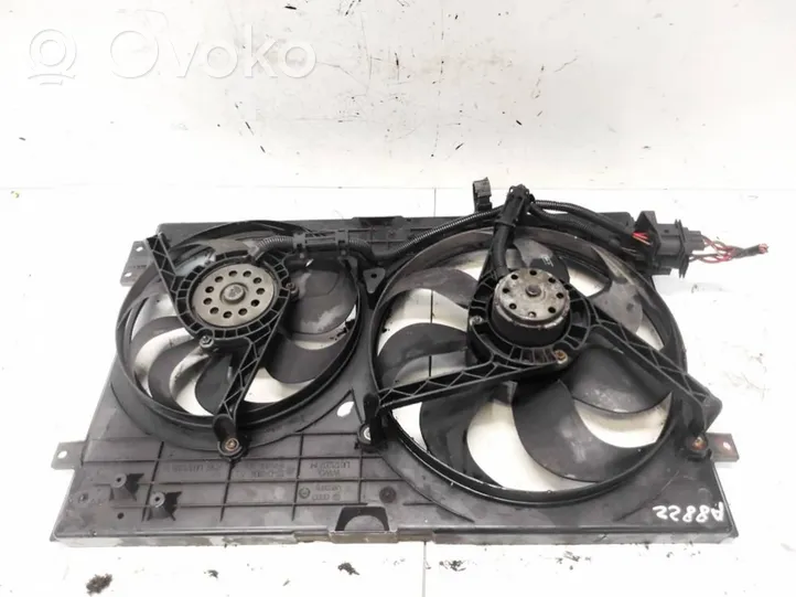 Volkswagen Golf IV Radiator cooling fan shroud 1j0121205b