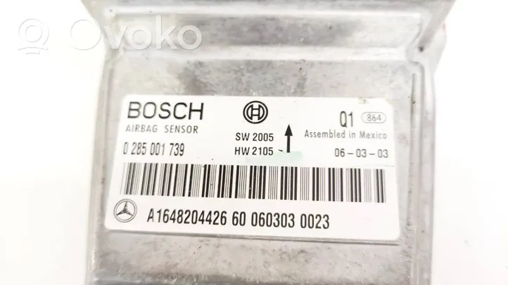 Mercedes-Benz R W251 Sterownik / Moduł Airbag A1648204426