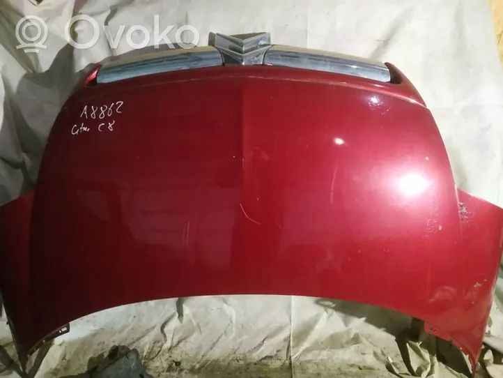 Citroen C8 Engine bonnet/hood raudonas