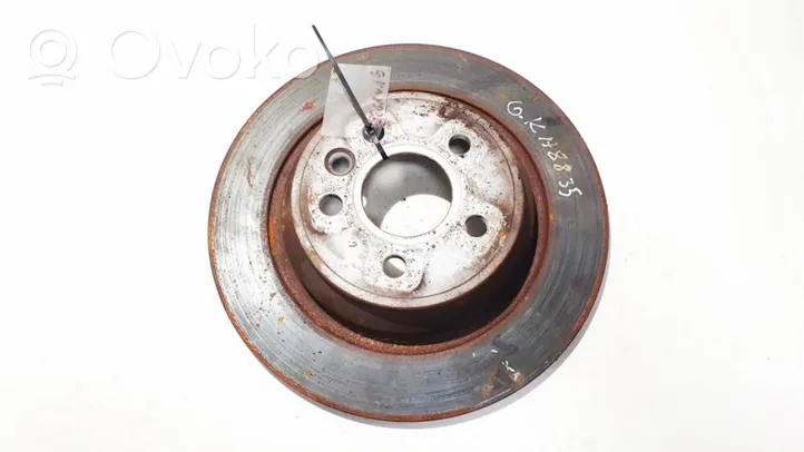 Ford Mondeo MK IV Rear brake disc neventiliuojamas