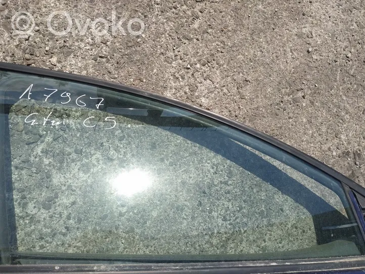 Citroen C5 Основное стекло передних дверей (четырехдверного автомобиля) 