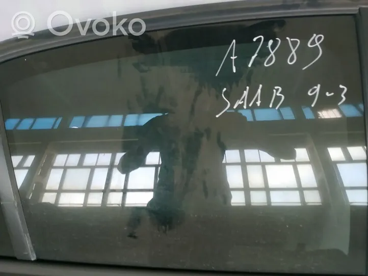 Saab 9-3 Ver2 Vetro del finestrino della portiera posteriore 