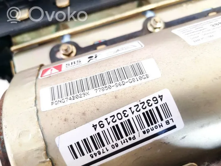 Honda Civic Poduszka powietrzna Airbag pasażera 77850s6dg810gb