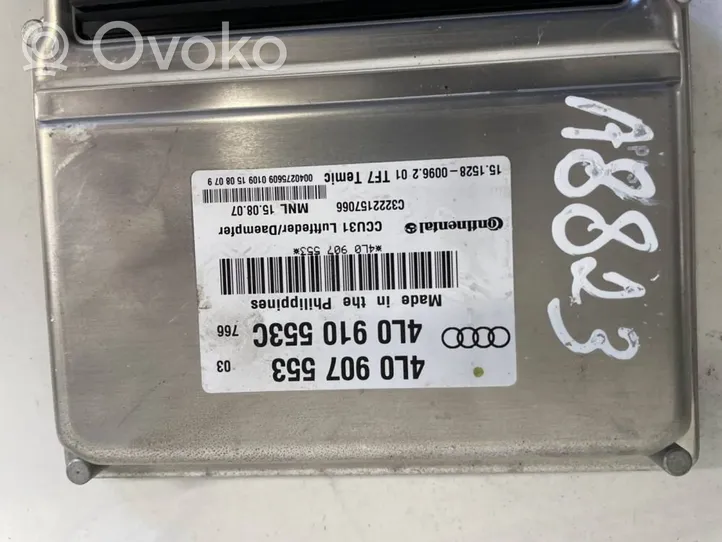 Audi Q7 4L Oro pakabos valdymo blokas (galinės) 4l0907553