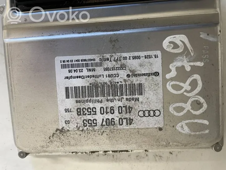 Audi Q7 4L Oro pakabos valdymo blokas (galinės) 4l0907553