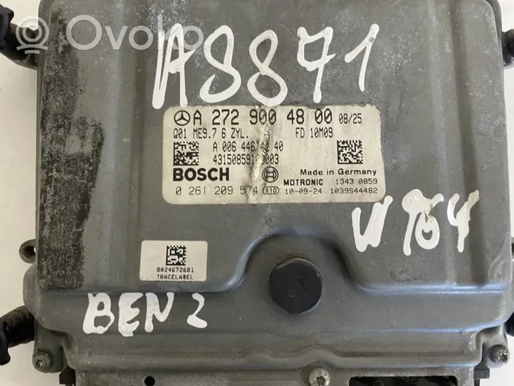 Mercedes-Benz ML W164 Calculateur moteur ECU a2729004800