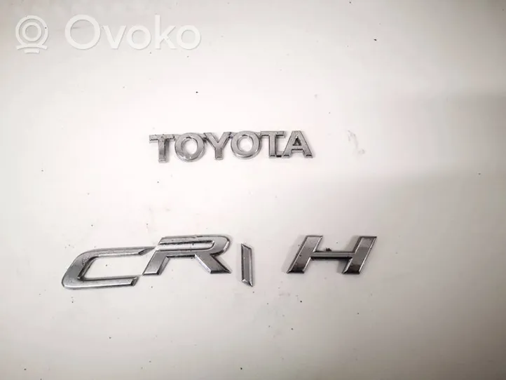 Toyota C-HR Mostrina con logo/emblema della casa automobilistica 