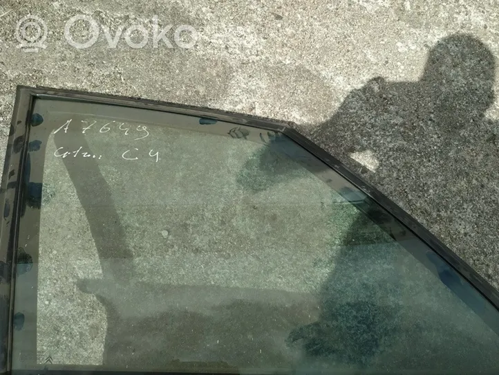 Citroen C4 I Picasso Front door window glass four-door 