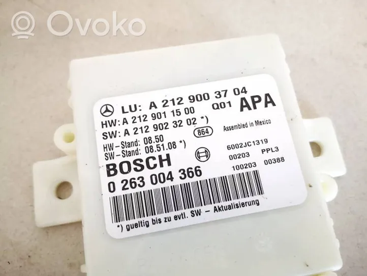 Mercedes-Benz E W212 Pysäköintitutkan (PCD) ohjainlaite/moduuli a2129003704