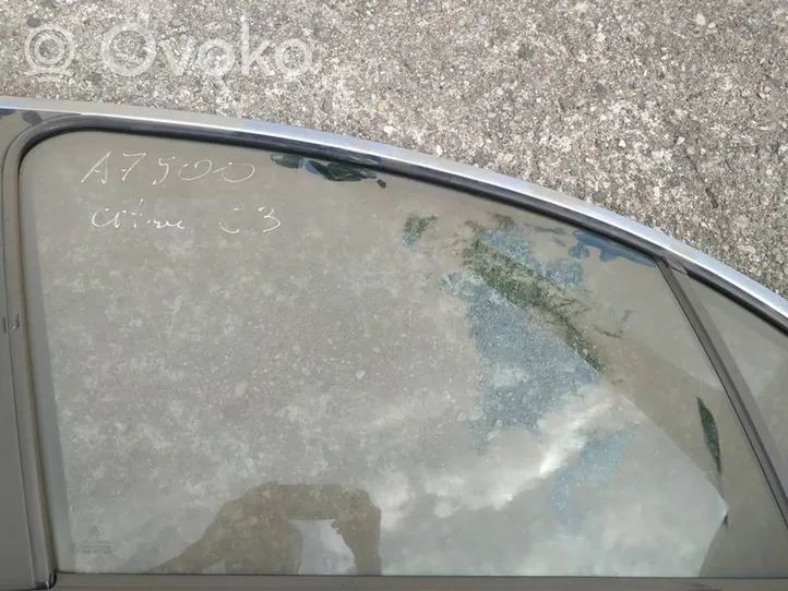 Citroen C3 Front door window glass four-door 