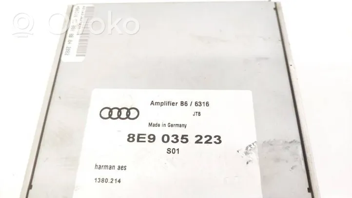 Audi A4 S4 B6 8E 8H Vahvistin 8E9035223