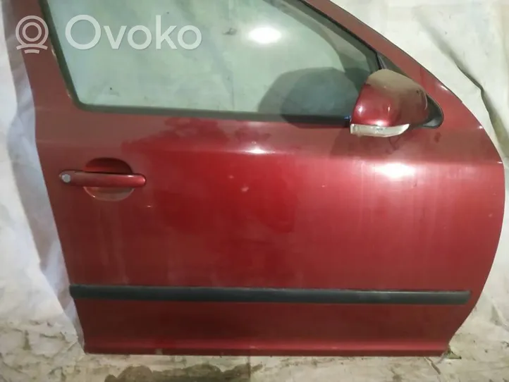 Skoda Octavia Mk2 (1Z) Drzwi przednie raudonos