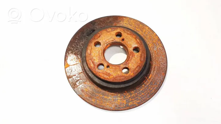 Toyota Urban Cruiser (XP110) Rear brake disc neventiliuojamas