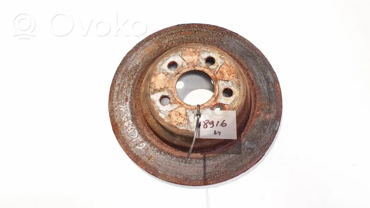 Ford Mondeo MK IV Disque de frein arrière neventiliuojamas