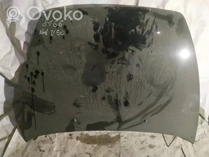 Volvo V50 Pokrywa przednia / Maska silnika juodas