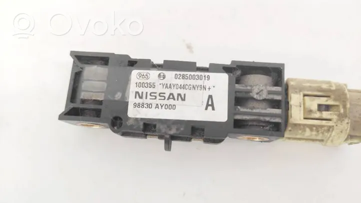 Nissan Primera Gaisa spilvenu trieciensensors 0285003019