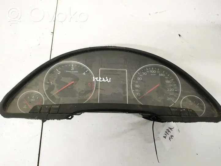 Audi A4 S4 B6 8E 8H Compteur de vitesse tableau de bord 1036901830