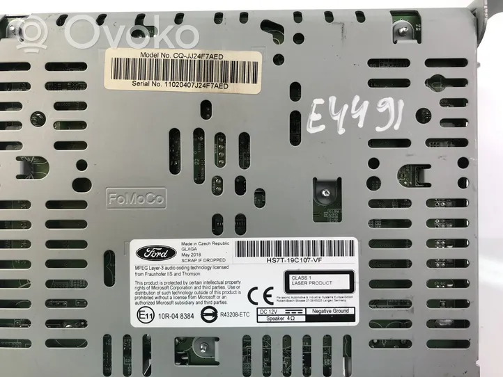 Ford Mondeo MK IV Unità principale autoradio/CD/DVD/GPS HS7T19C107VF