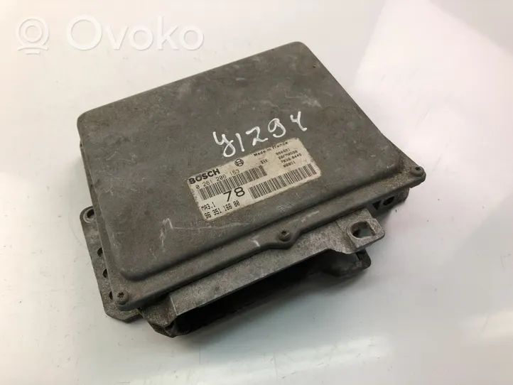 Citroen Saxo Komputer / Sterownik ECU silnika 9635116680