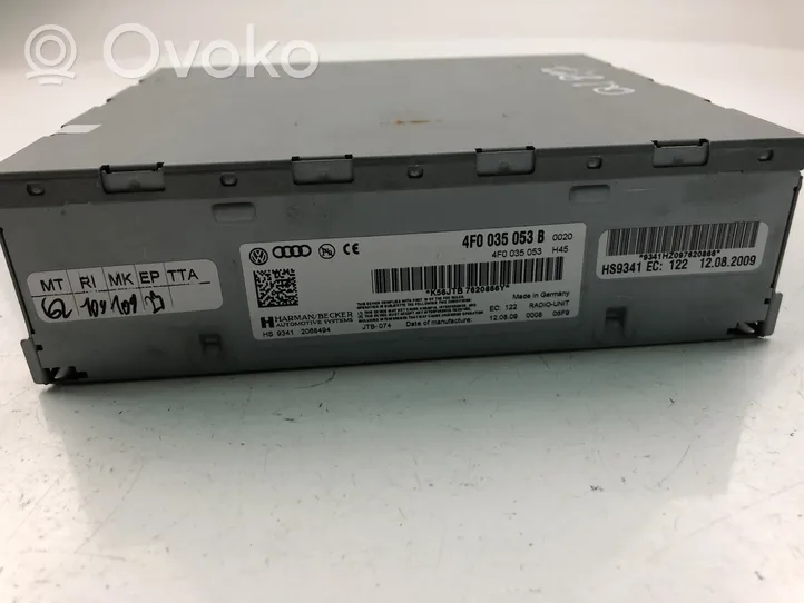 Audi A5 8T 8F Radio / CD/DVD atskaņotājs / navigācija 8T1035666D