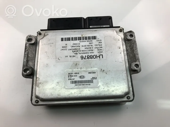 KIA Carnival Unité de commande, module ECU de moteur 391044X910