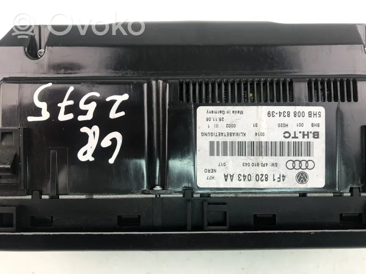 Audi A6 S6 C6 4F Interruttore ventola abitacolo 4F1820043AA