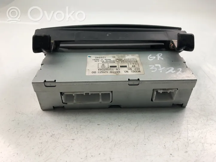 Toyota Yaris Radio/CD/DVD/GPS-pääyksikkö 8611052021