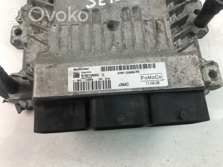 Ford C-MAX II Komputer / Sterownik ECU silnika AV6112A650PE