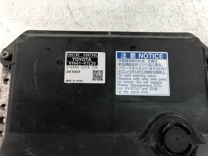 Toyota Prius+ (ZVW40) Komputer / Sterownik ECU silnika 8966147C20