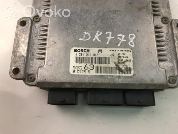 Peugeot 406 Komputer / Sterownik ECU silnika 9647472180