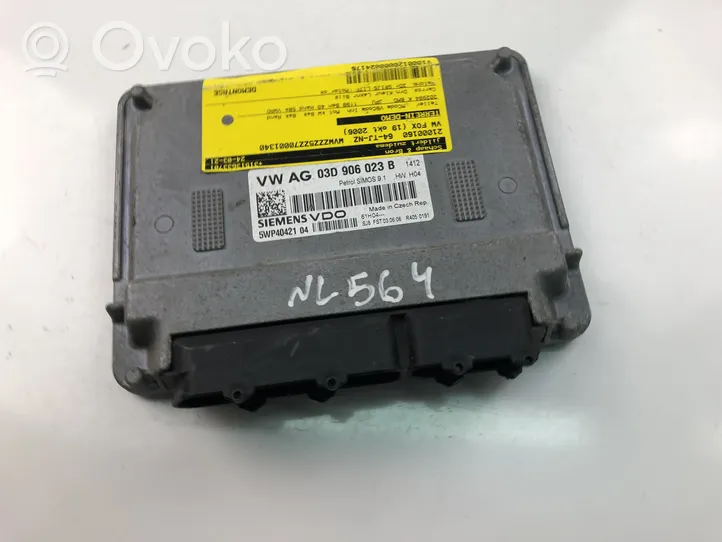 Volkswagen Fox Komputer / Sterownik ECU silnika 03D906023B