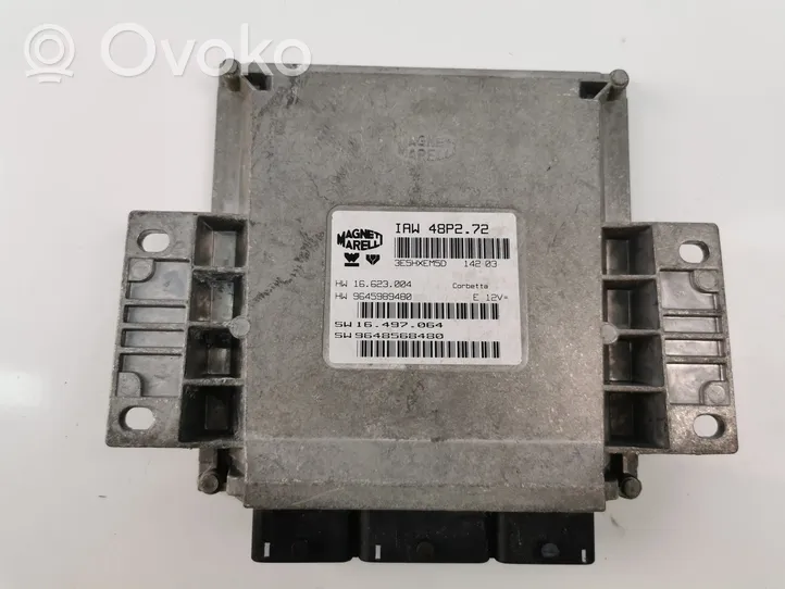 Citroen C2 Unité de commande, module ECU de moteur 9645989480